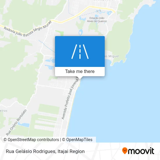 Rua Gelásio Rodrigues map