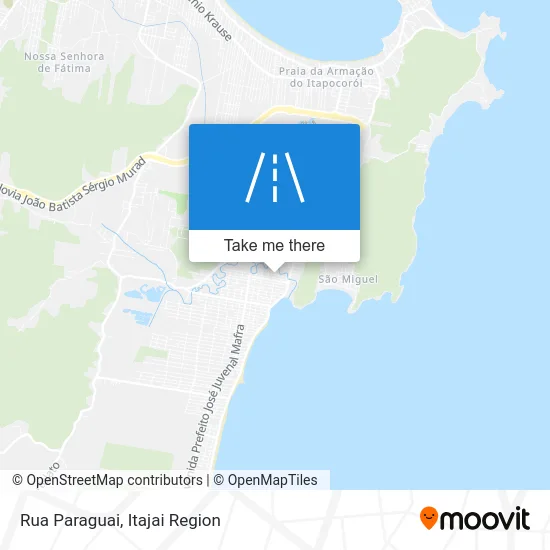 Rua Paraguai map