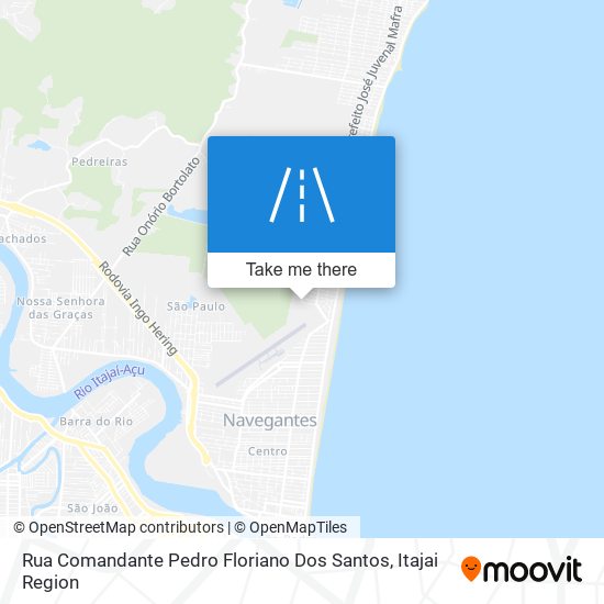 Mapa Rua Comandante Pedro Floriano Dos Santos