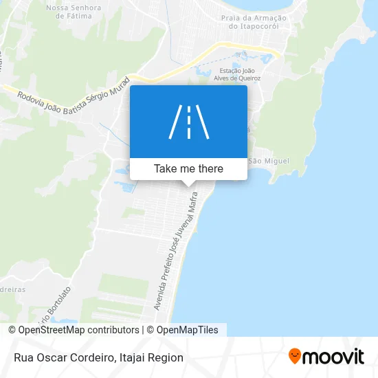 Rua Oscar Cordeiro map