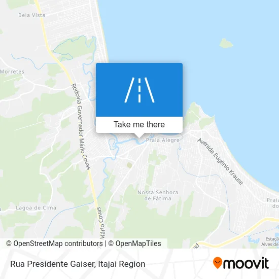 Rua Presidente Gaiser map