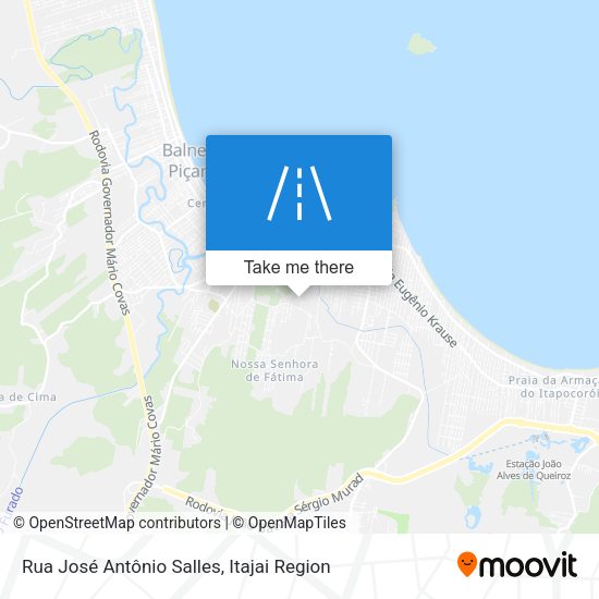 Rua José Antônio Salles map