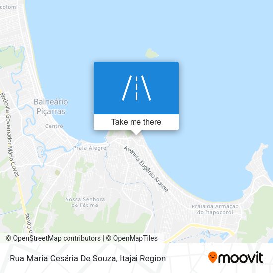 Rua Maria Cesária De Souza map