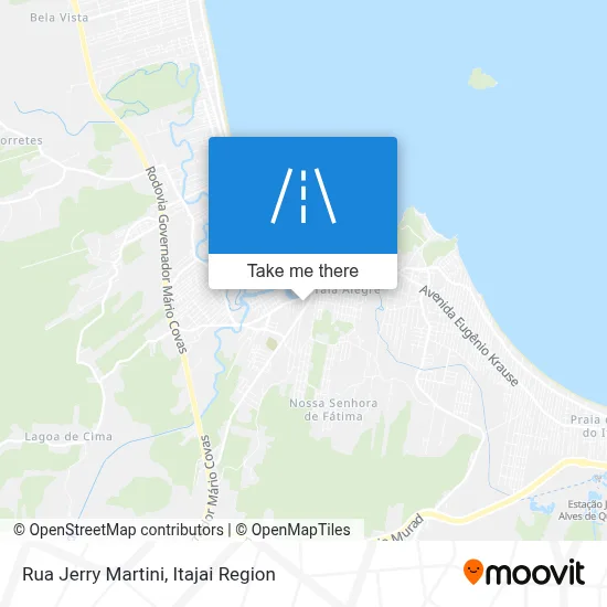 Rua Jerry Martini map