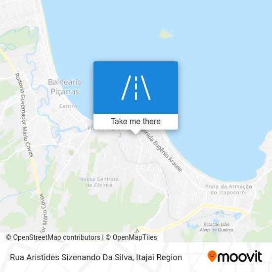 Rua Aristides Sizenando Da Silva map