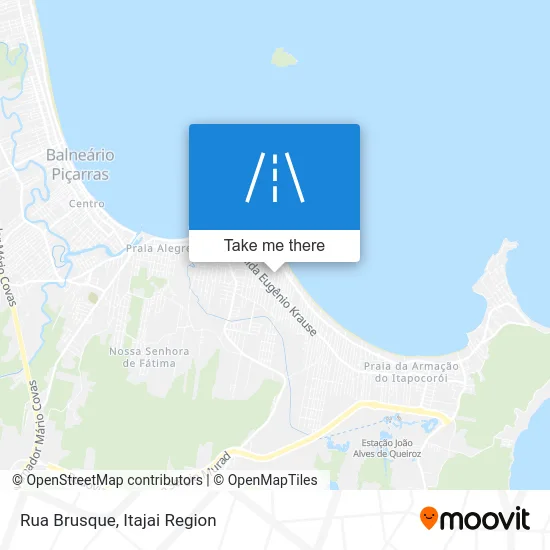 Rua Brusque map