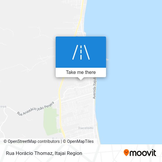 Rua Horácio Thomaz map