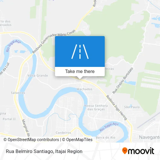 Rua Belmiro Santiago map