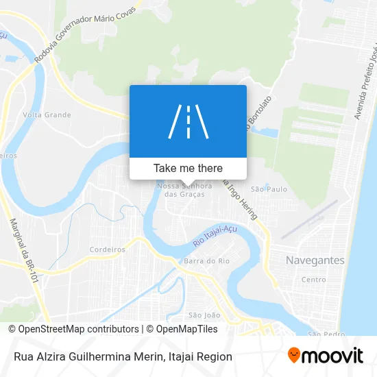 Rua Alzira Guilhermina Merin map