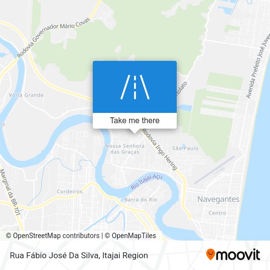 Rua Fábio José Da Silva map