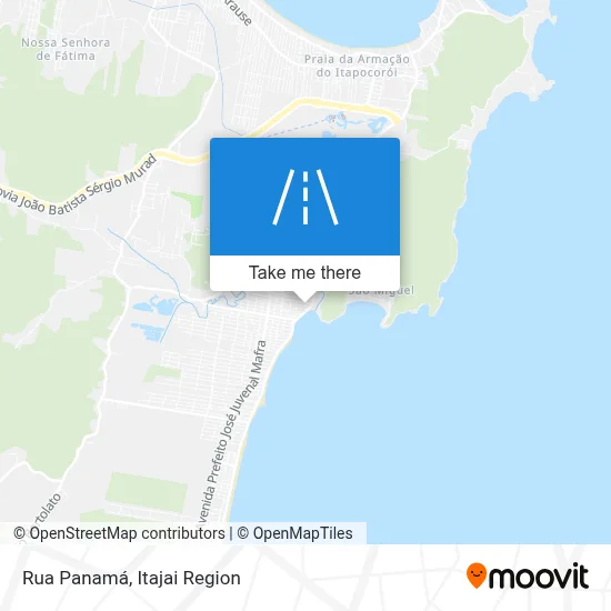 Rua Panamá map