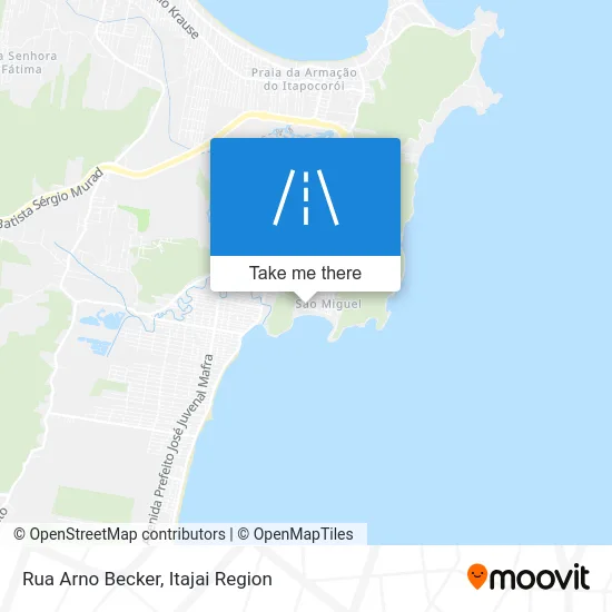 Rua Arno Becker map