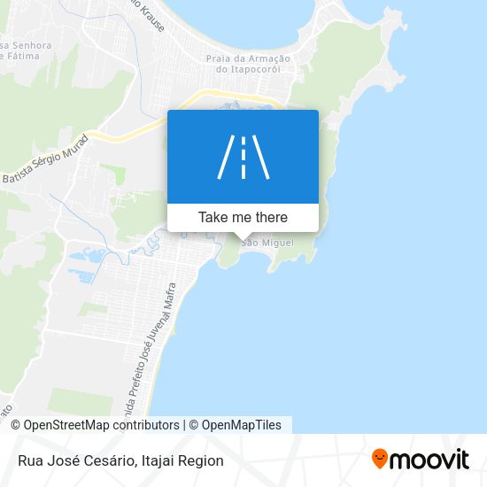 Rua José Cesário map