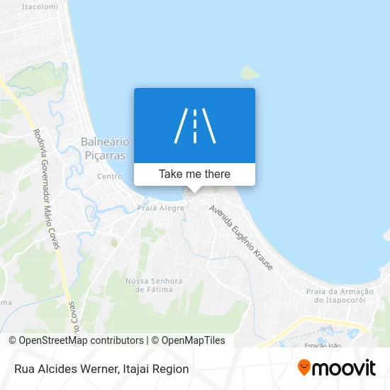 Rua Alcides Werner map