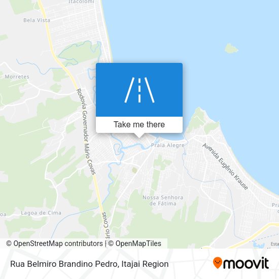 Rua Belmiro Brandino Pedro map