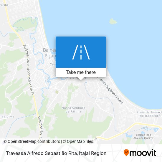 Mapa Travessa Alfredo Sebastião Rita