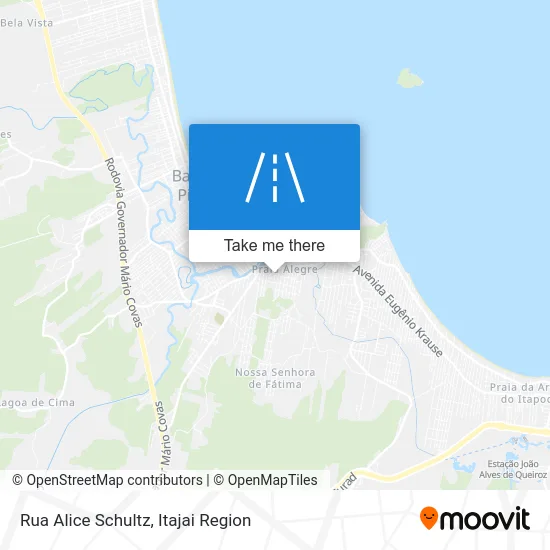 Rua Alice Schultz map