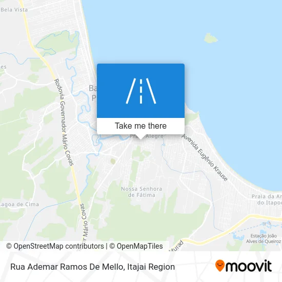 Rua Ademar Ramos De Mello map