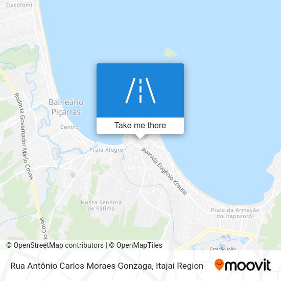 Rua Antônio Carlos Moraes Gonzaga map