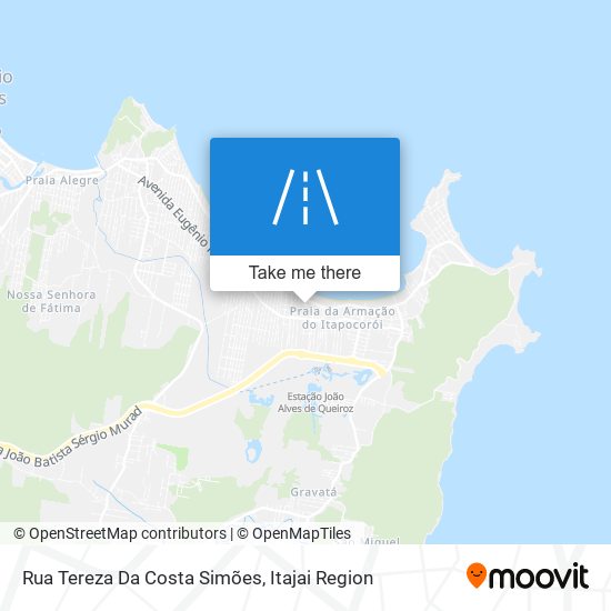 Mapa Rua Tereza Da Costa Simões