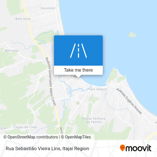 Rua Sebastião Vieira Lins map
