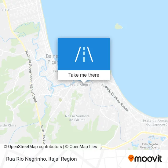 Rua Rio Negrinho map