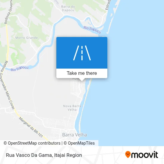 Rua Vasco Da Gama map