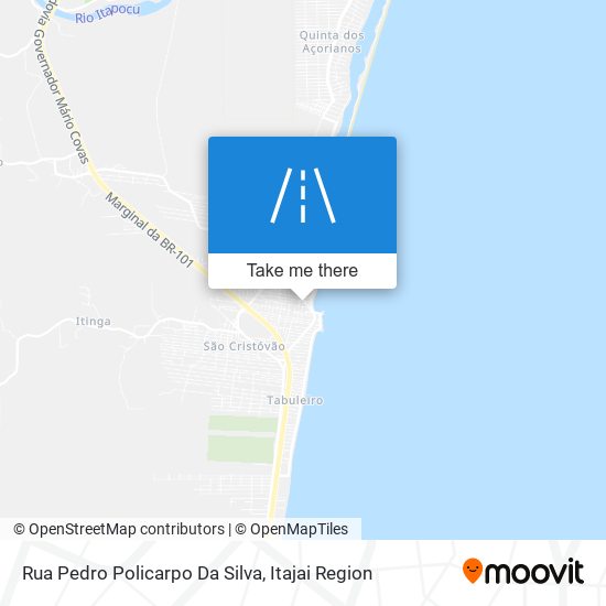 Mapa Rua Pedro Policarpo Da Silva