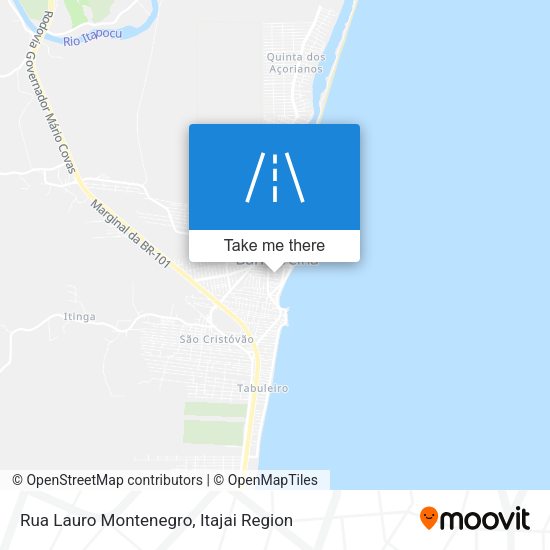 Rua Lauro Montenegro map
