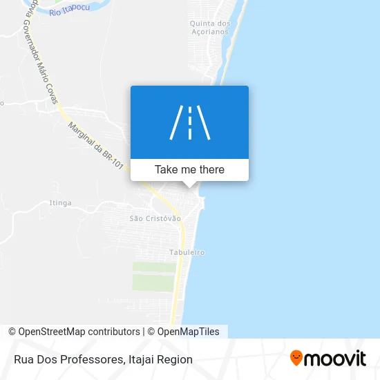 Rua Dos Professores map