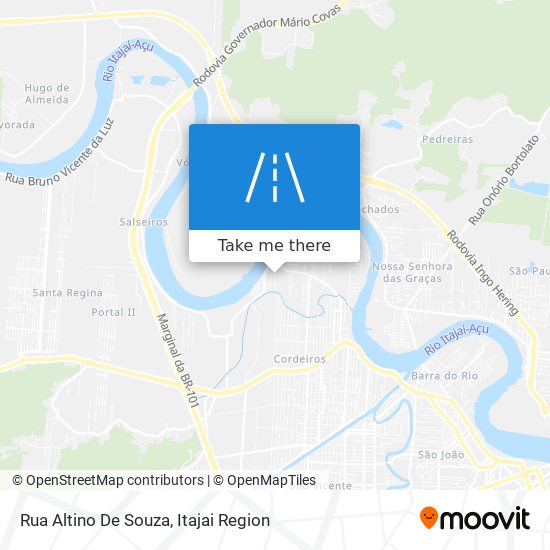 Mapa Rua Altino De Souza