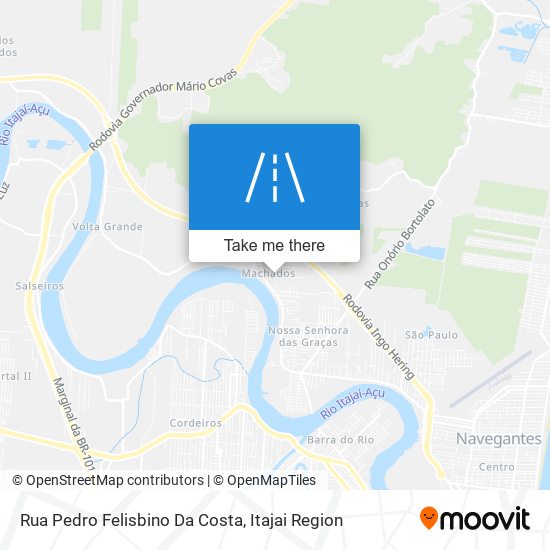 Rua Pedro Felisbino Da Costa map