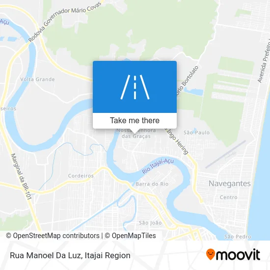 Rua Manoel Da Luz map