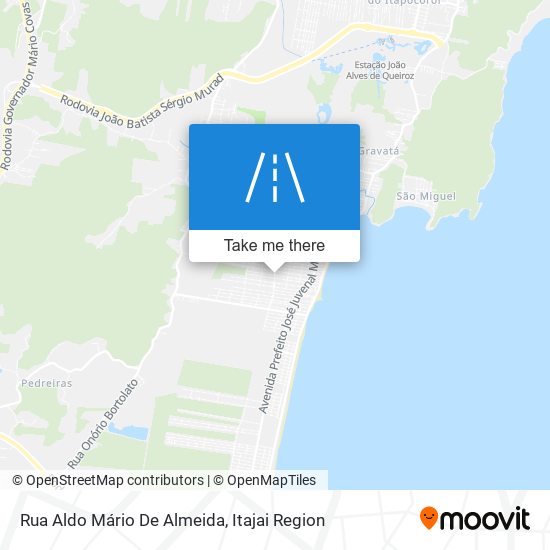 Mapa Rua Aldo Mário De Almeida