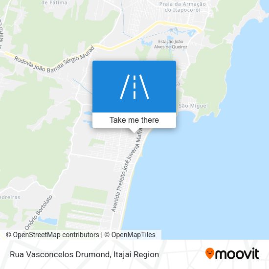 Rua Vasconcelos Drumond map