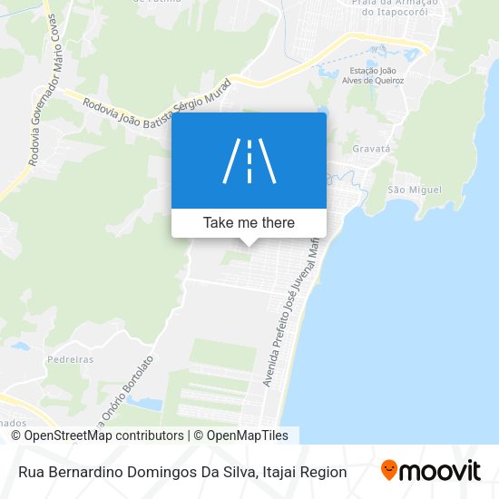 Rua Bernardino Domingos Da Silva map