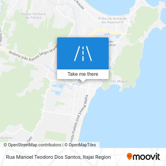 Rua Manoel Teodoro Dos Santos map