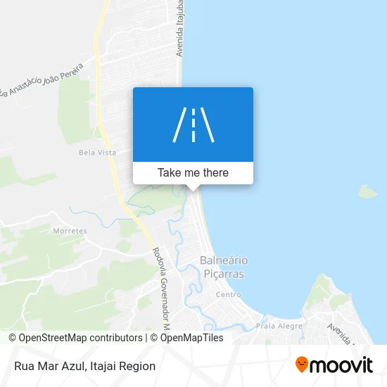 Rua Mar Azul map