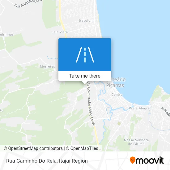 Rua Caminho Do Rela map