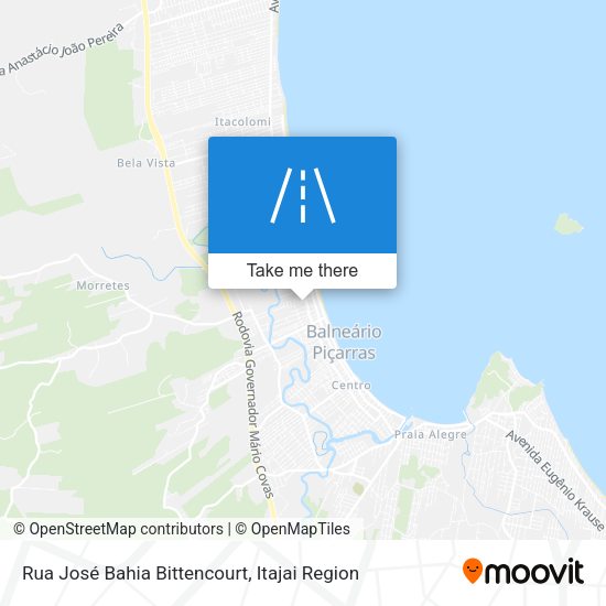 Rua José Bahia Bittencourt map