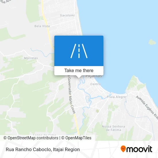 Rua Rancho Caboclo map