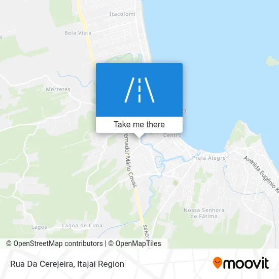 Rua Da Cerejeira map