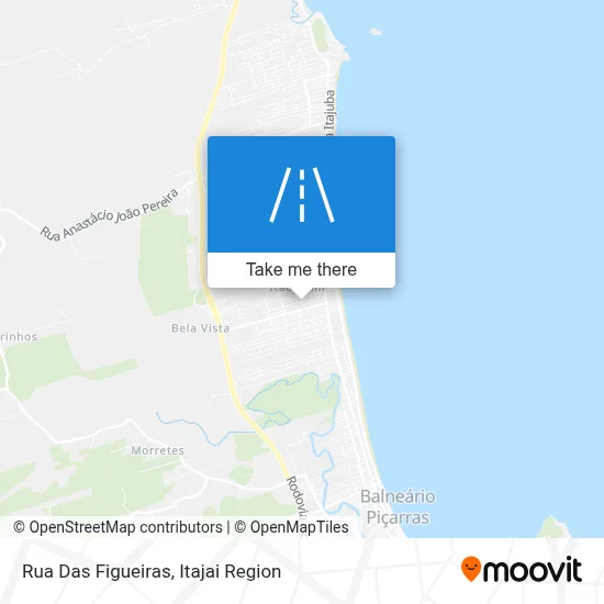 Rua Das Figueiras map