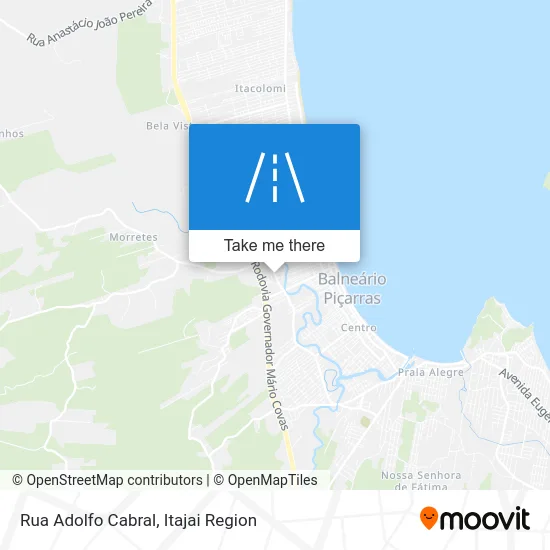 Rua Adolfo Cabral map