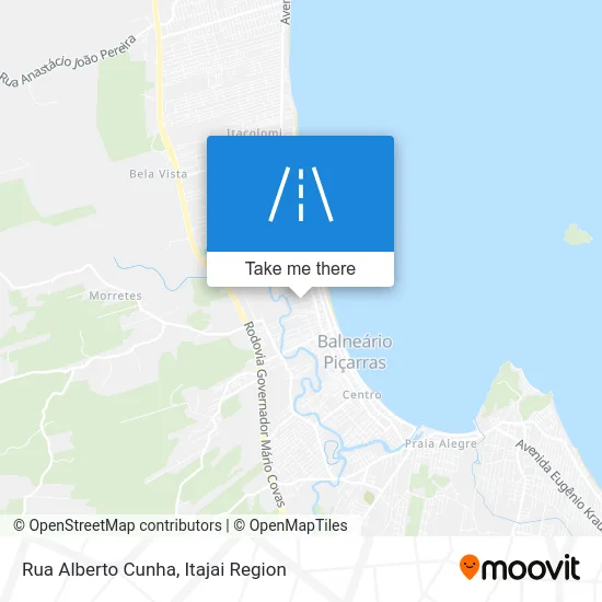 Rua Alberto Cunha map