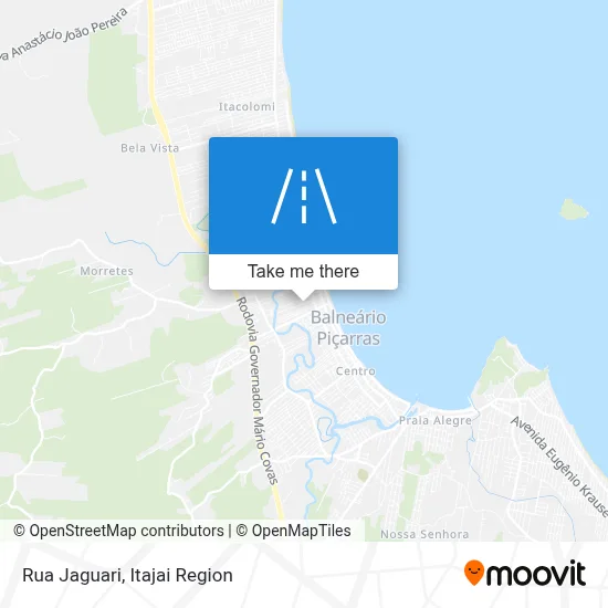 Rua Jaguari map