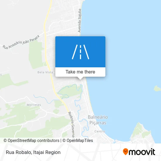 Rua Robalo map