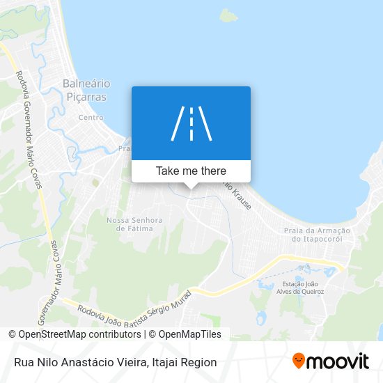 Rua Nilo Anastácio Vieira map