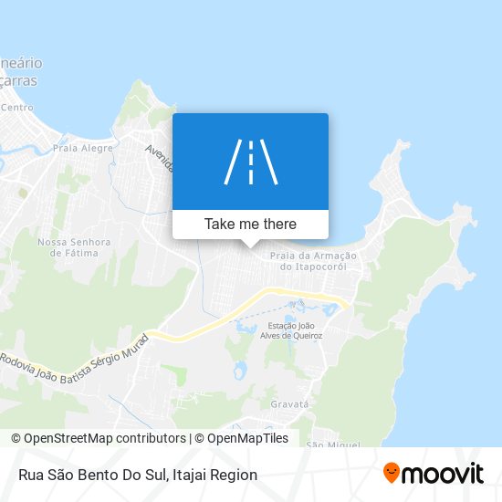 Rua São Bento Do Sul map