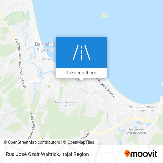 Rua José Ozair Waltrick map